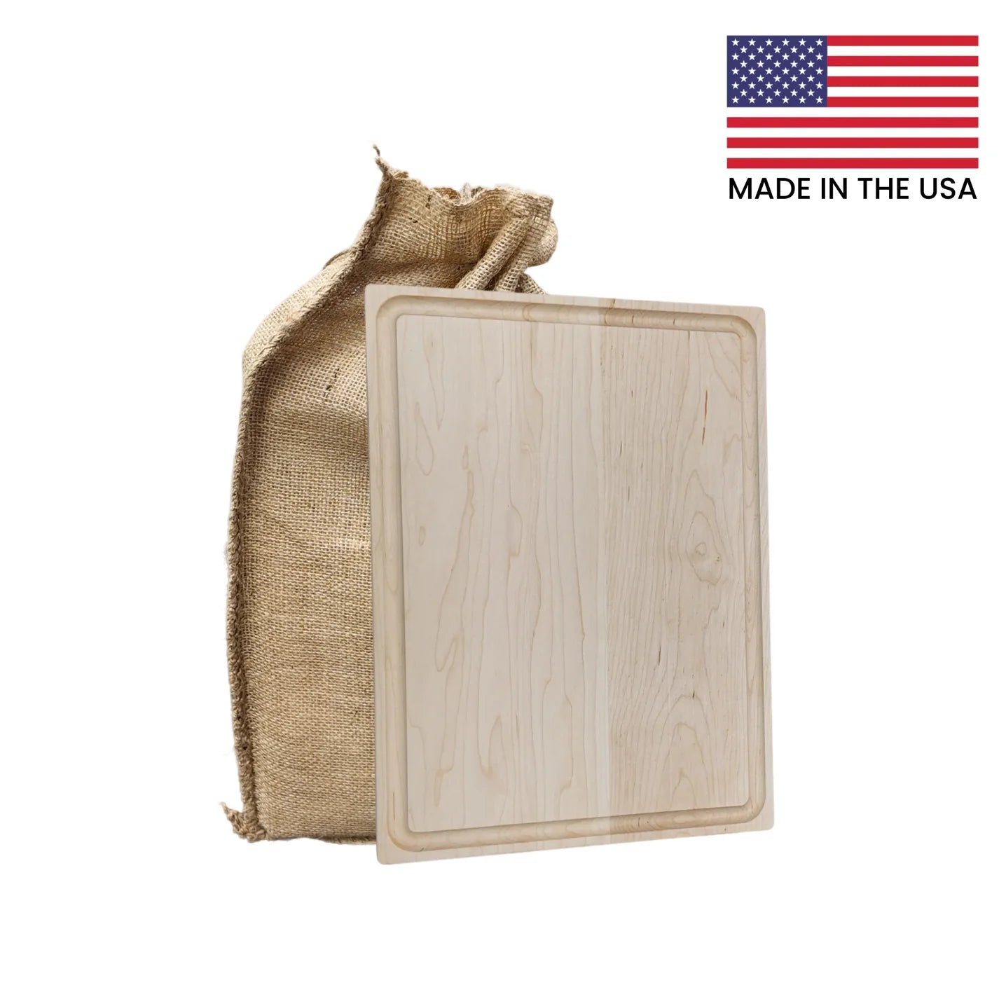 Personalized Solid Maple Cutting Board – Made in the USA